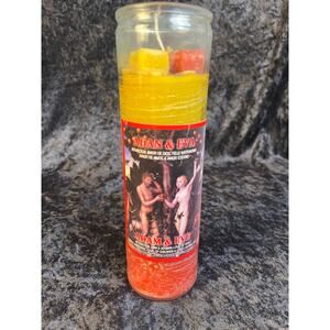 Red and Yellow Adam and Eve Attraction 7-Day Spiritual Candle